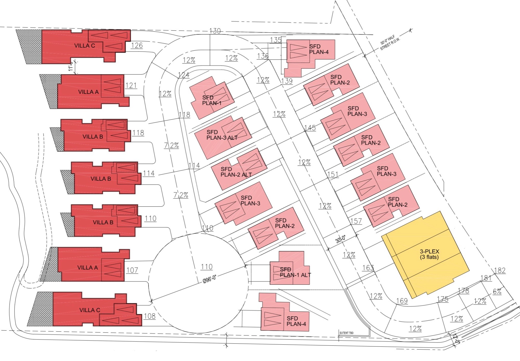 23-Home Coastal Community Site Plan